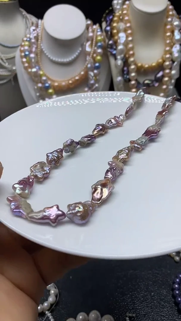 颈饰未镶嵌淡水珍珠多人