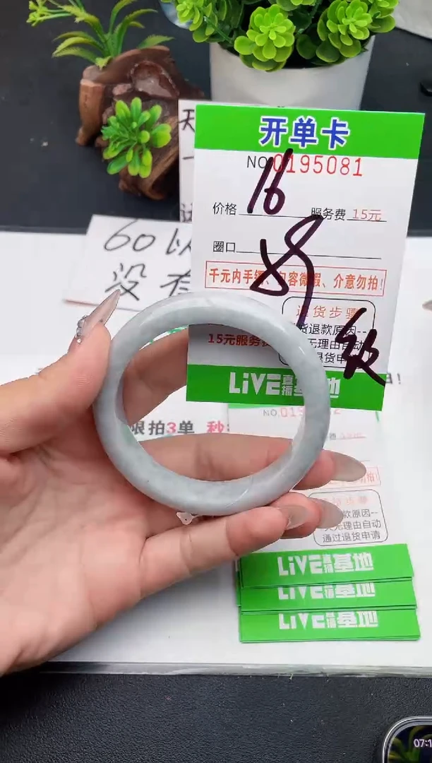 未镶嵌手镯翡翠81天然翡翠A货