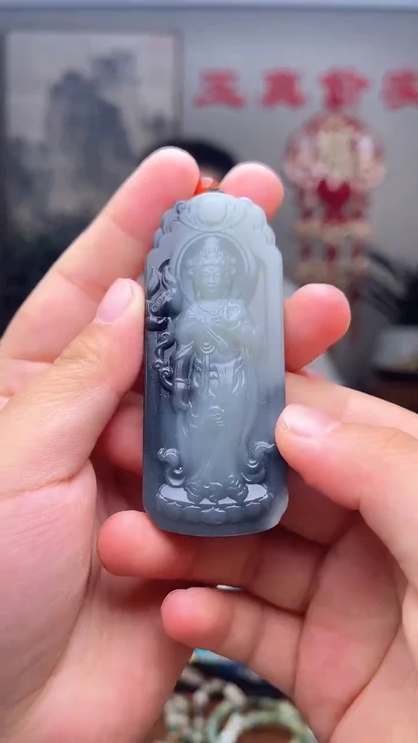 和田玉未镶嵌挂件1