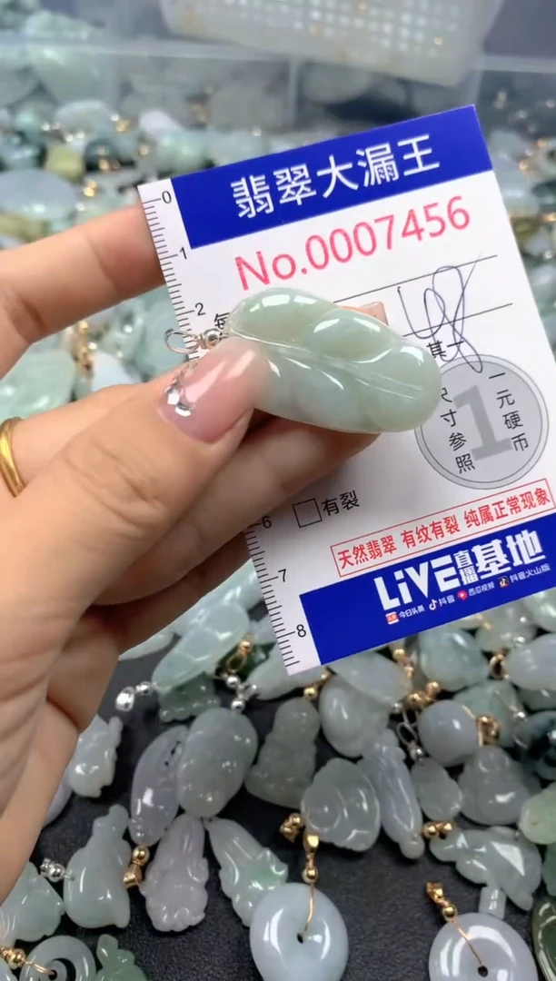 颈饰未镶嵌翡翠7456
