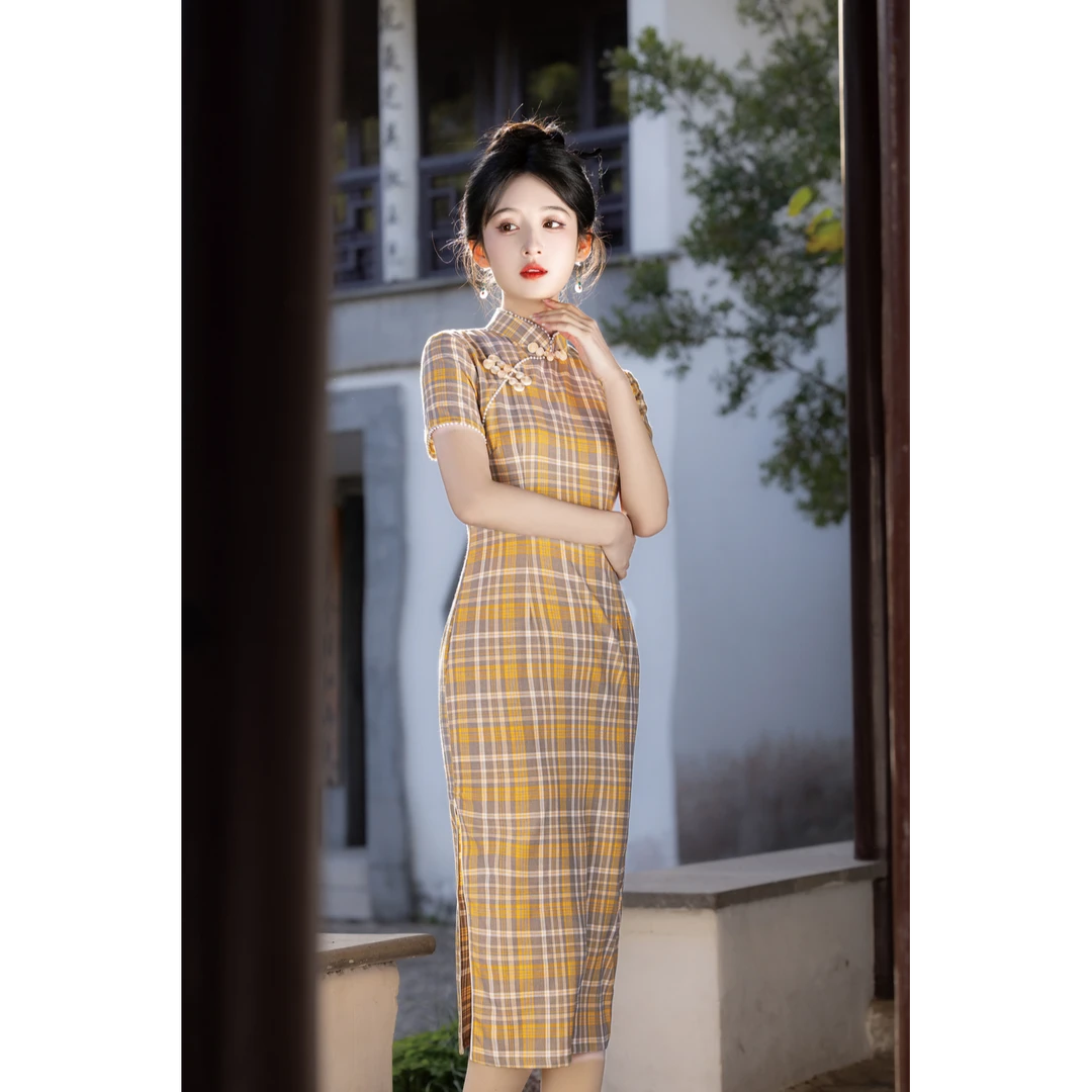 盘扣拾光【睿瑶】复古旗袍新中式国风改良新中式气质显瘦新中式