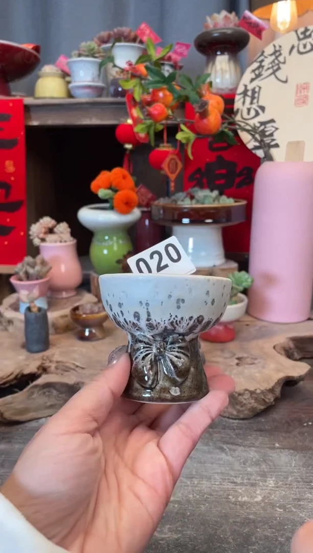 【闪购商品】摆件020知木小芳花盆