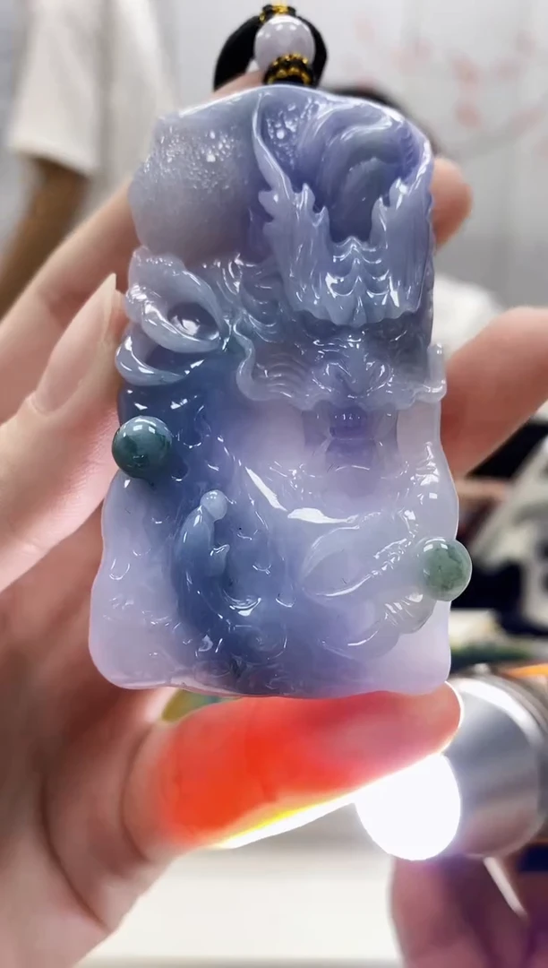 未镶嵌定制翡翠5060ry-毛货挂件7