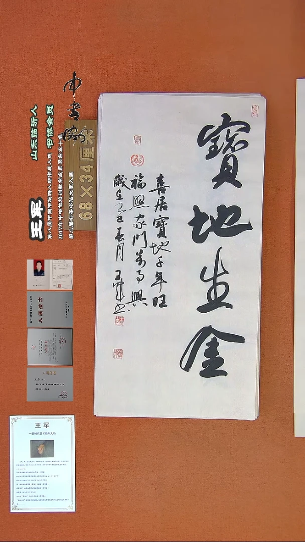 【闪购商品】书法115王军书法作品