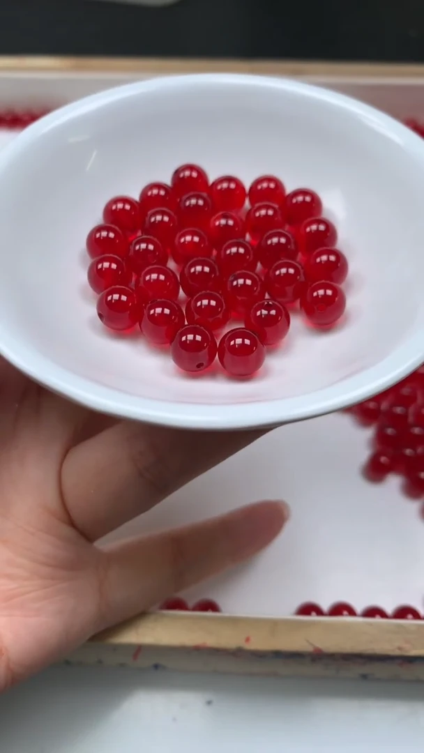 未镶嵌玛瑙手饰B557 鸽血红8mm10个9.9元