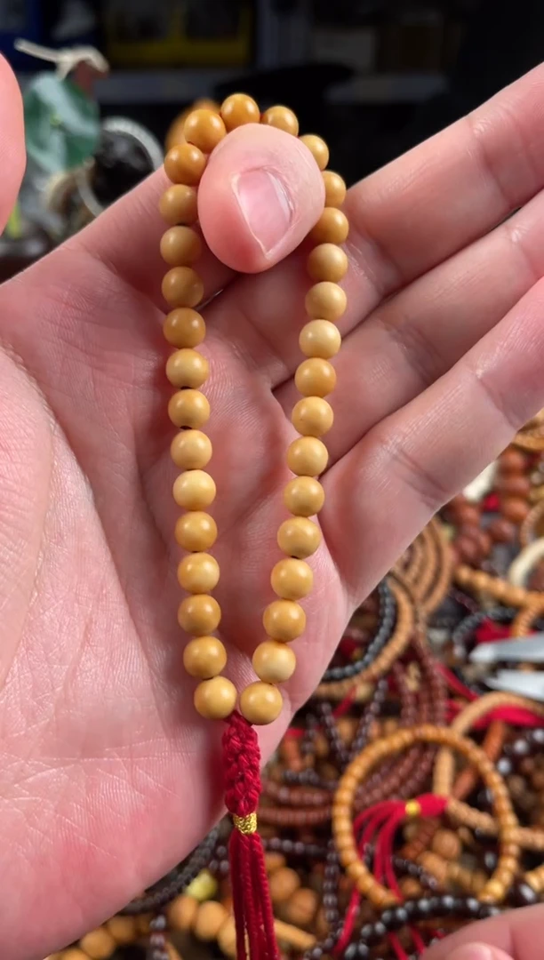 【闪购商品】白玉菩提吊坠王胖子文玩工作室圆珠手持7.7左右龙脊