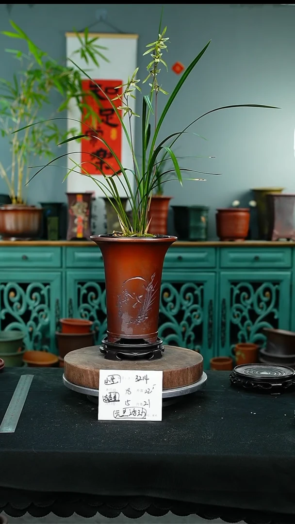 紫砂花盆3214+s颜色不挑