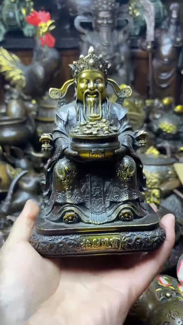 闪购链接，点击下单，有运费险，铜摆件