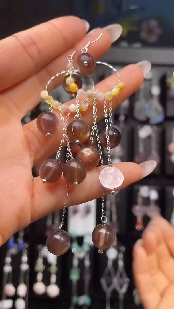 银S925镶嵌耳饰紫晶?****?紫气东来☀顺