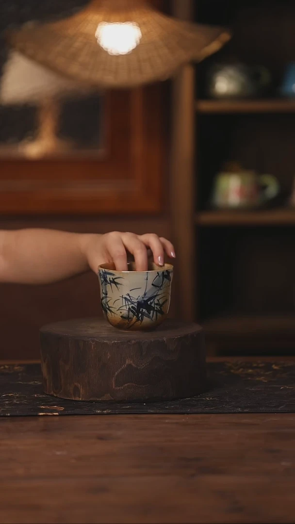 陶瓷景德镇高温釉下手绘陶瓷188