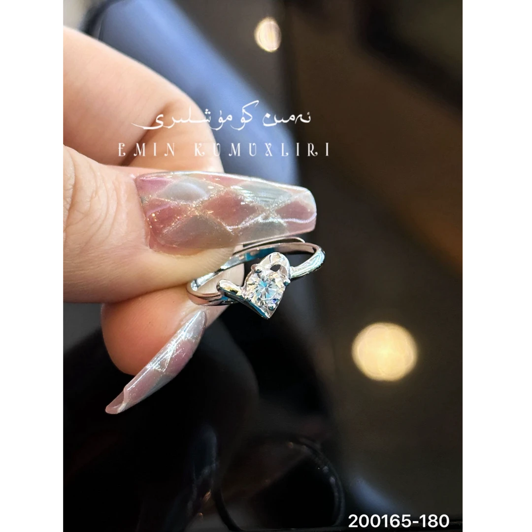 足银仿珍珠戒指 爱敏首饰戒指200165
