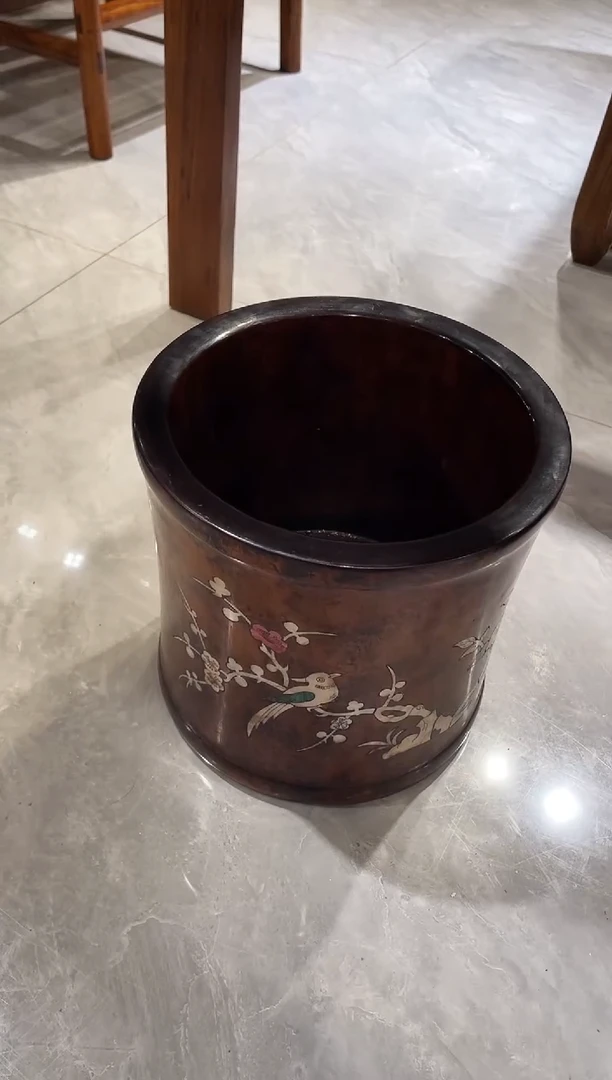 花梨木类花梨木笔筒家具改价链接
