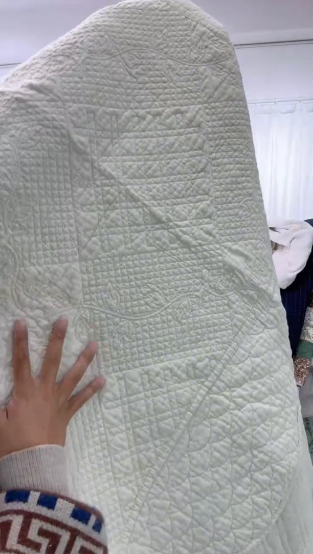 棉180*180纯棉床盖1号微瑕