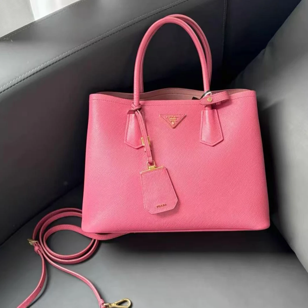 99新 Prada/普拉达 Prada/普拉达 粉色手提包