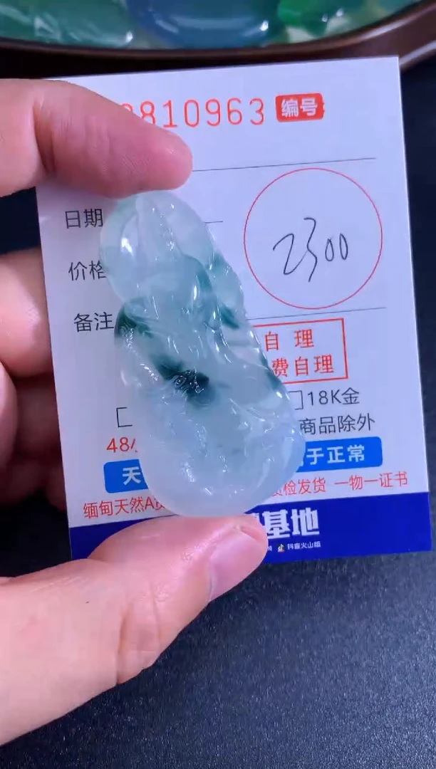 翡翠未镶嵌颈饰天然A货翡翠