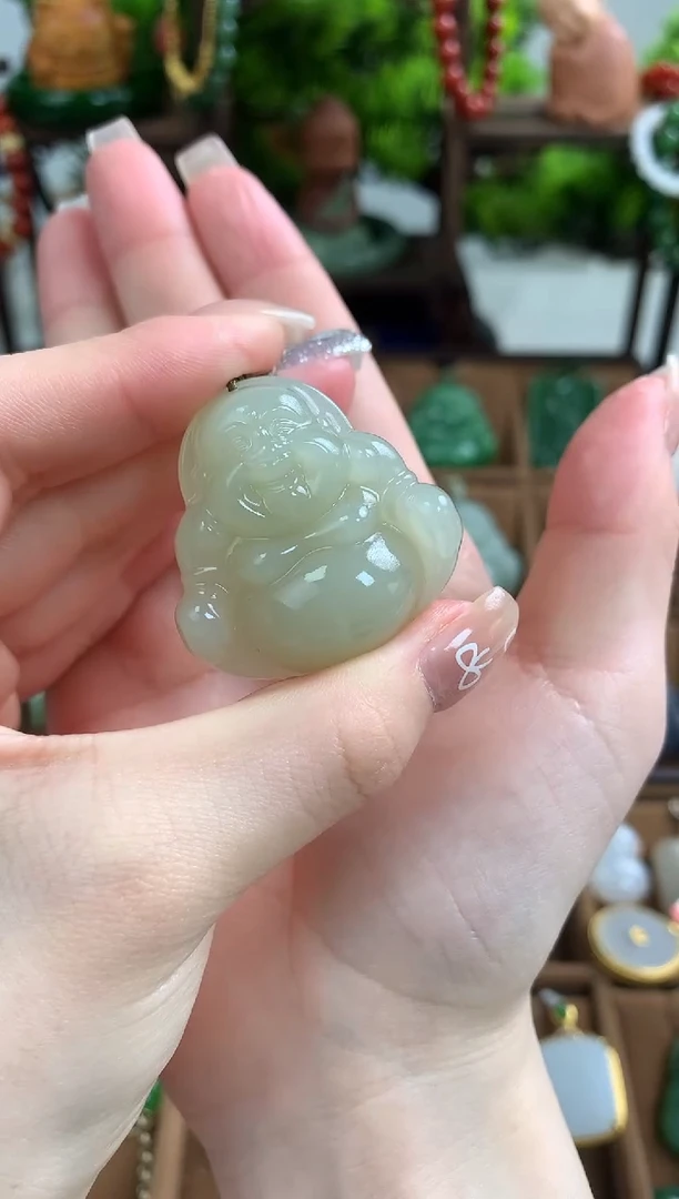 【闪购商品】和田玉颈饰未镶嵌吊坠35mm