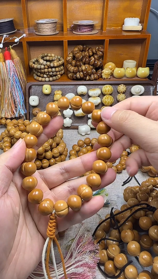 手串猴头核桃【开播福利】14+mm光面屁桃