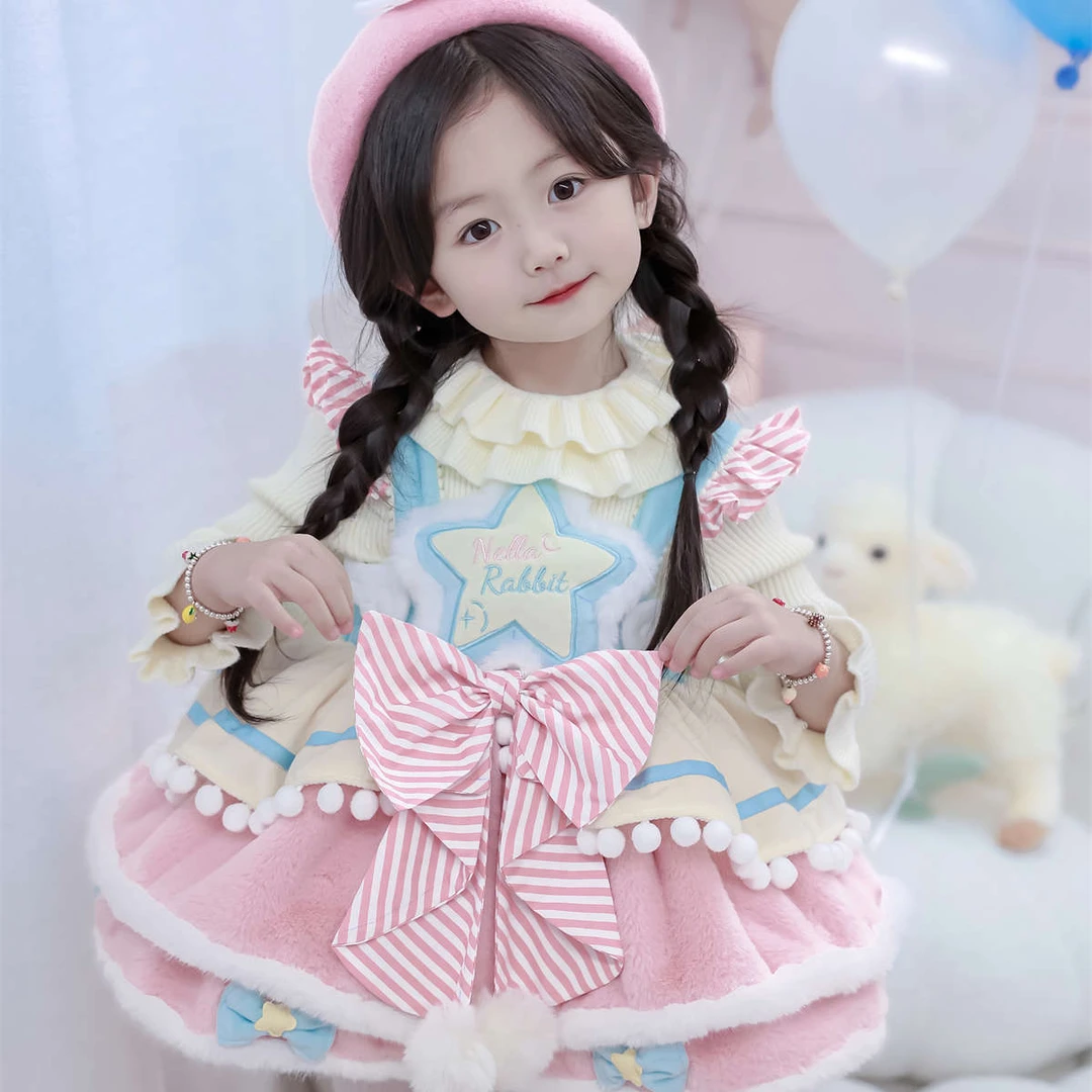 妮拉兔【萌力发射星】原创魔法少女小樱cos女童秋冬Lolita公主裙