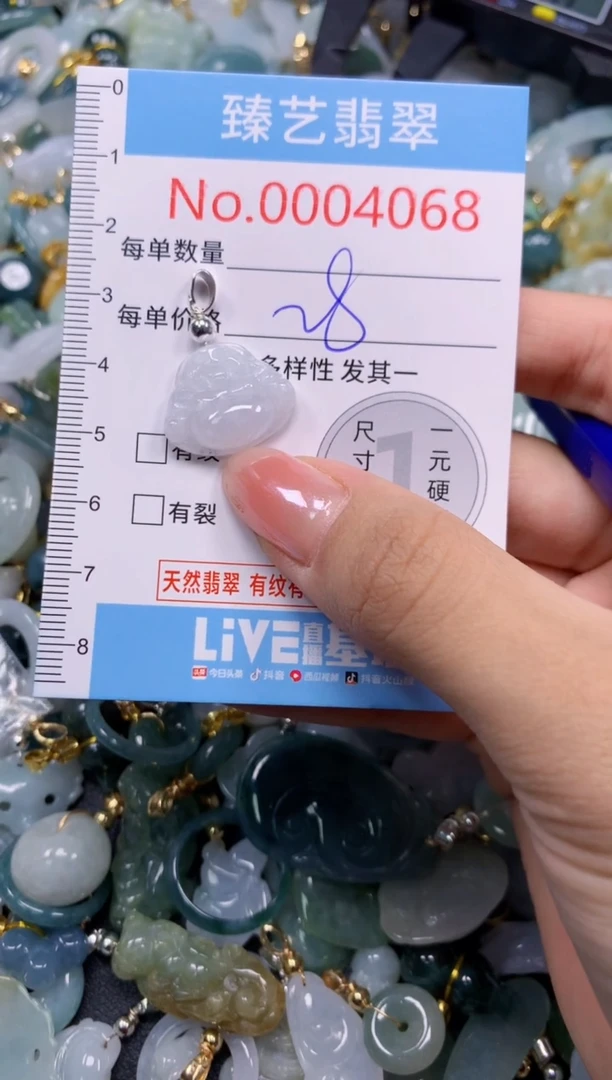 颈饰未镶嵌翡翠4068