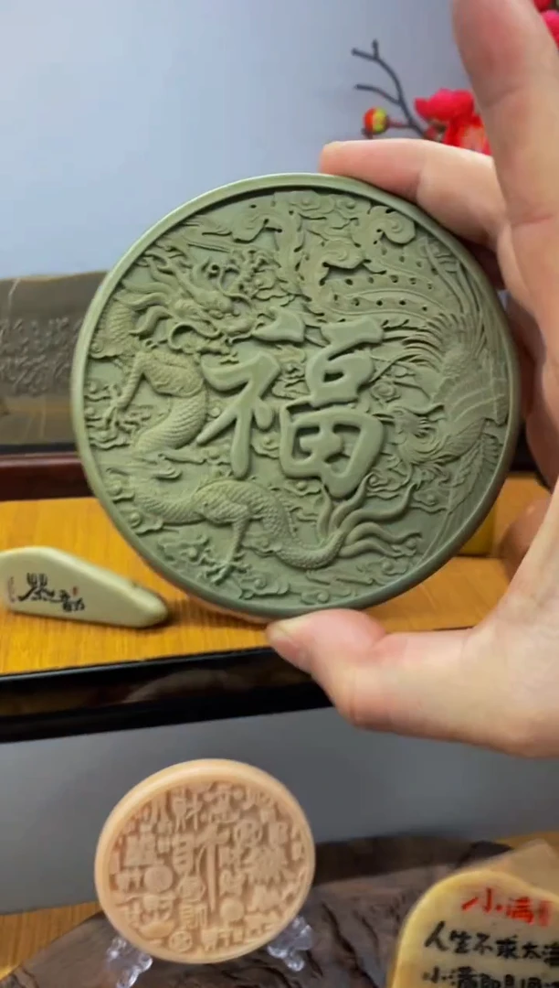 【闪购商品】茶宠石头刻字9999999下999