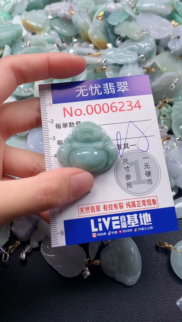 吊坠(不含链)未镶嵌翡翠6234