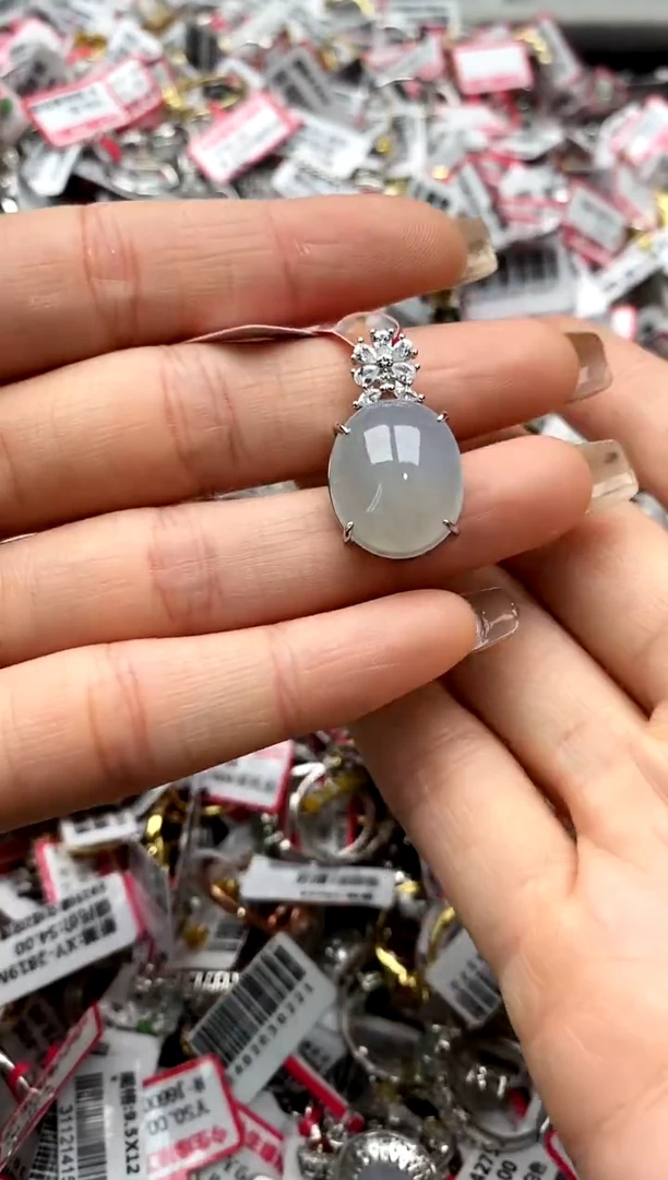 【闪购商品】翡翠戒指银S925镶嵌44444444    0