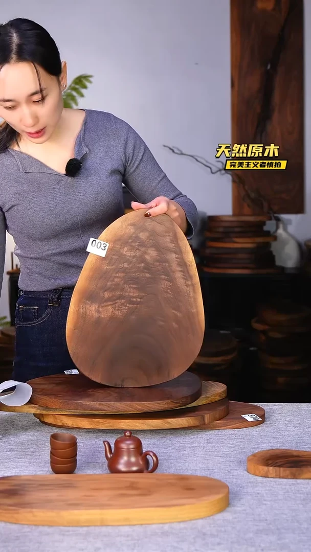 木北美黑胡桃原木.干裂疤结不属于商品质量问题完美主义者慎拍