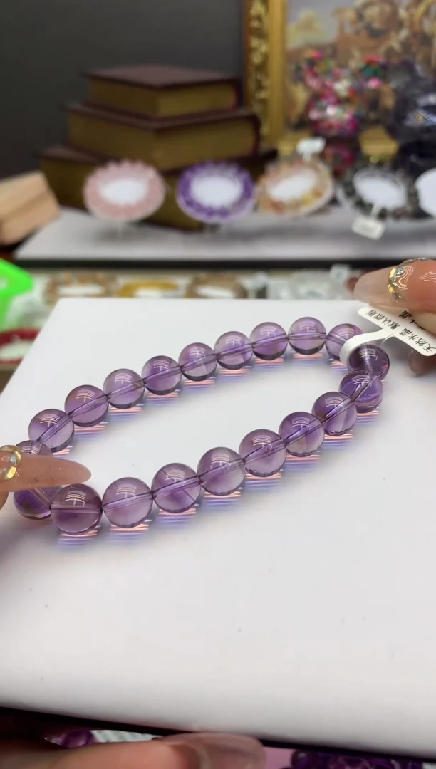【闪购商品】水晶手串未镶嵌玻利维亚紫水晶9+