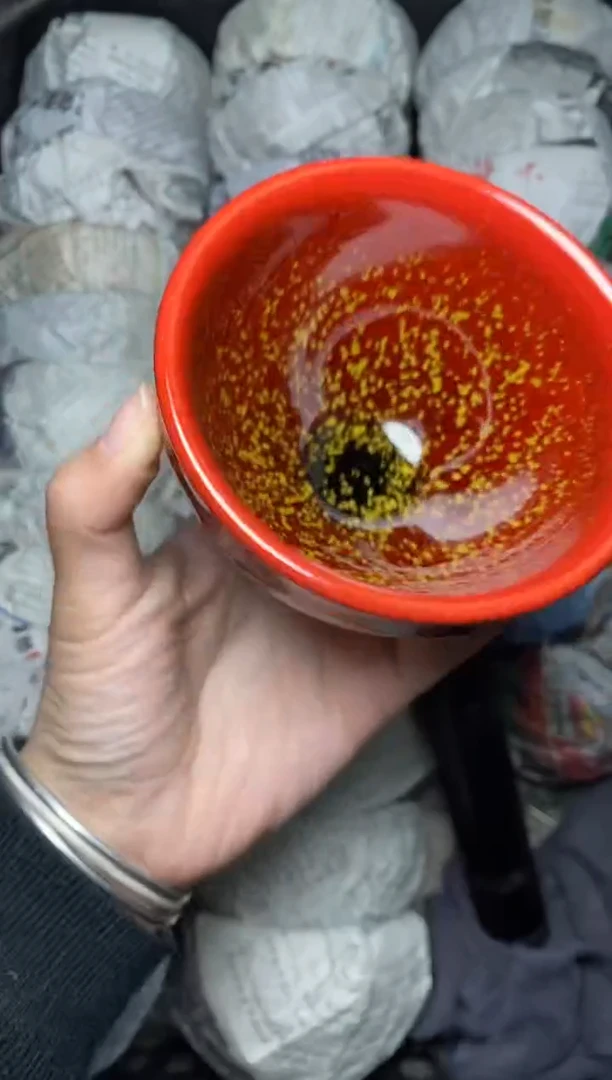 【闪购商品】茶盏锦上花 束口 盏三疯建盏茶器