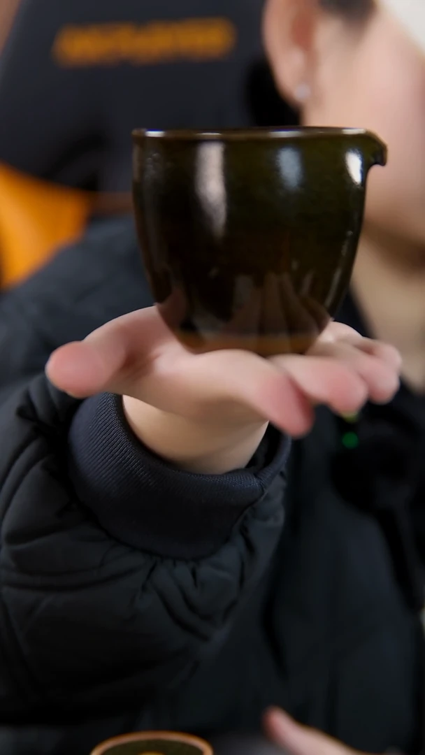 【闪购商品】黑色原矿釉公道杯煤窑烧制