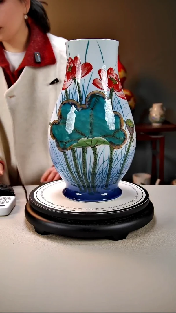 摆件陶景德镇手绘陶瓷