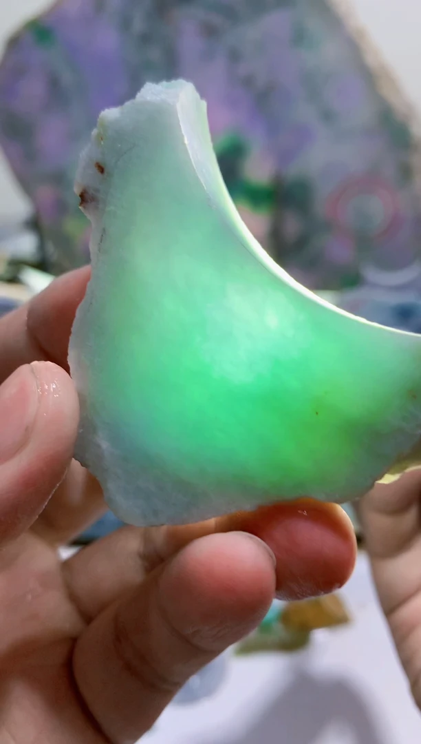 裸石翡翠0蒙0翡翠珠宝364