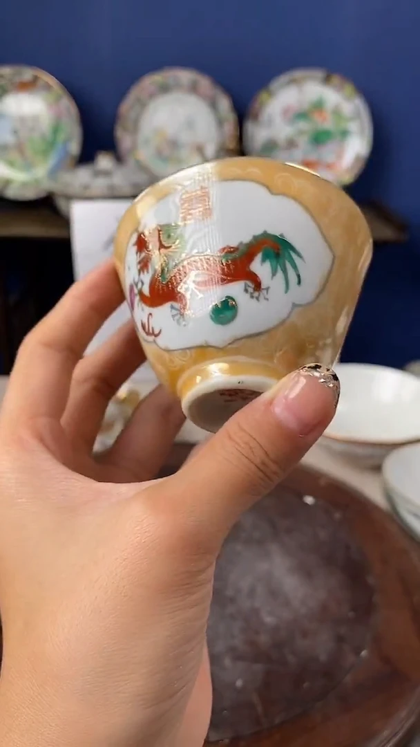 瓷片微瑕景德镇窑厂瓷摆件单件