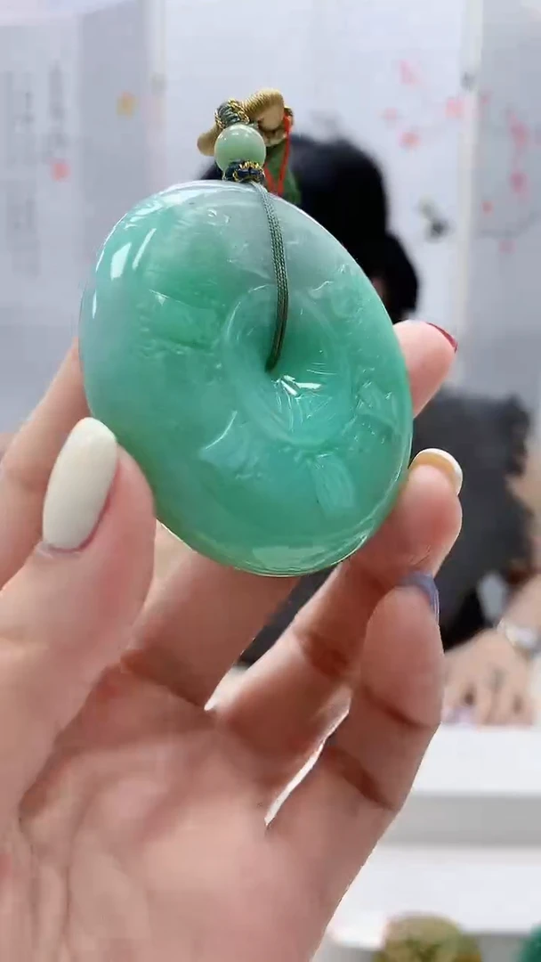 定制翡翠未镶嵌4852lr-毛货挂件39