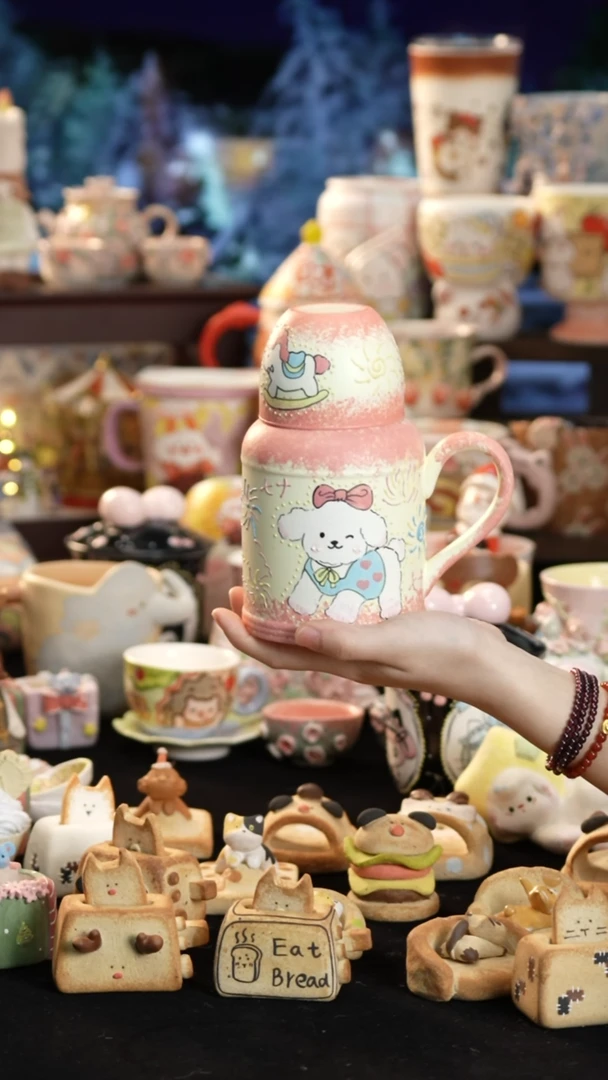 其他陶景德镇釉下彩手绘设计师款陶瓷