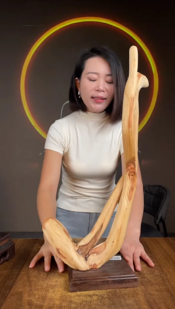 柏木（崖柏）手工摆件,先抢先得! 编号:75