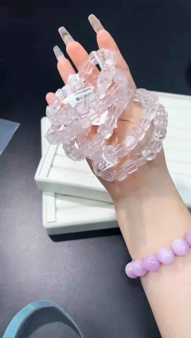 水晶手链未镶嵌57c多样性发其一【1条】默认微瑕