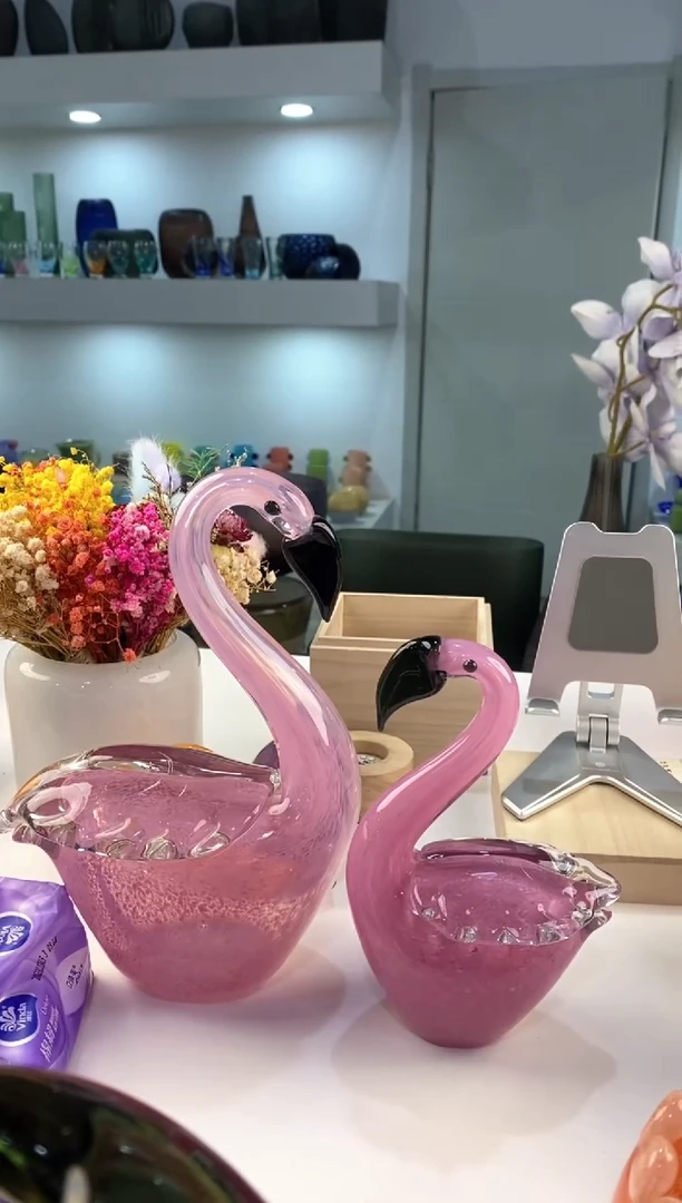 【闪购商品】琉璃慕忆家花瓶一对