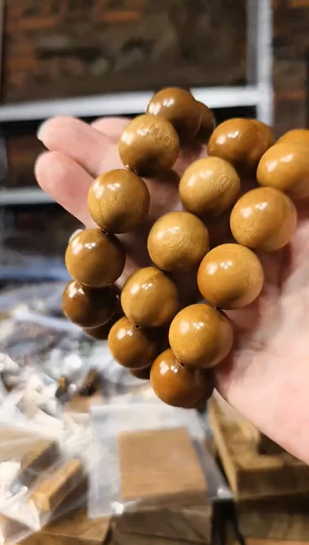 楠木（金丝楠）手串/手链2.0阴沉黄手串