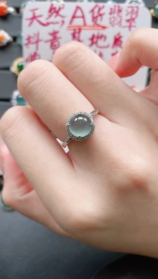 【闪购商品】翡翠戒指银S925镶嵌11111111