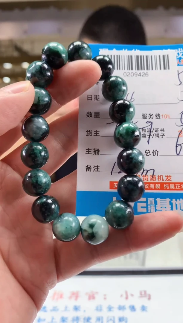 颈饰未镶嵌翡翠天然翡翠A货拍一发一