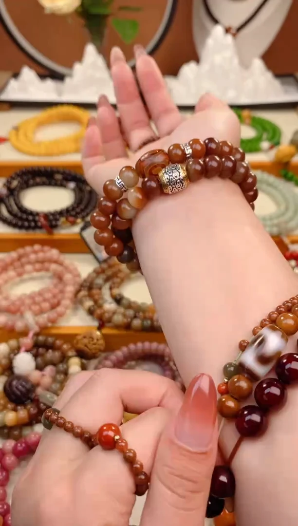 【闪购商品】菩提根/象牙果手串遇见敦煌双圈