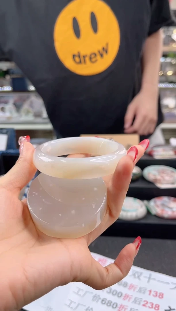 未镶嵌手镯石英质玉57圈口（赠品镯心）1751615