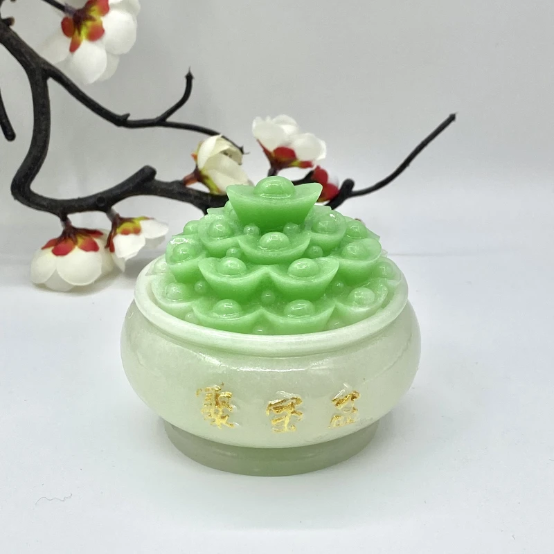 静心专属-玉盆纳福摆件