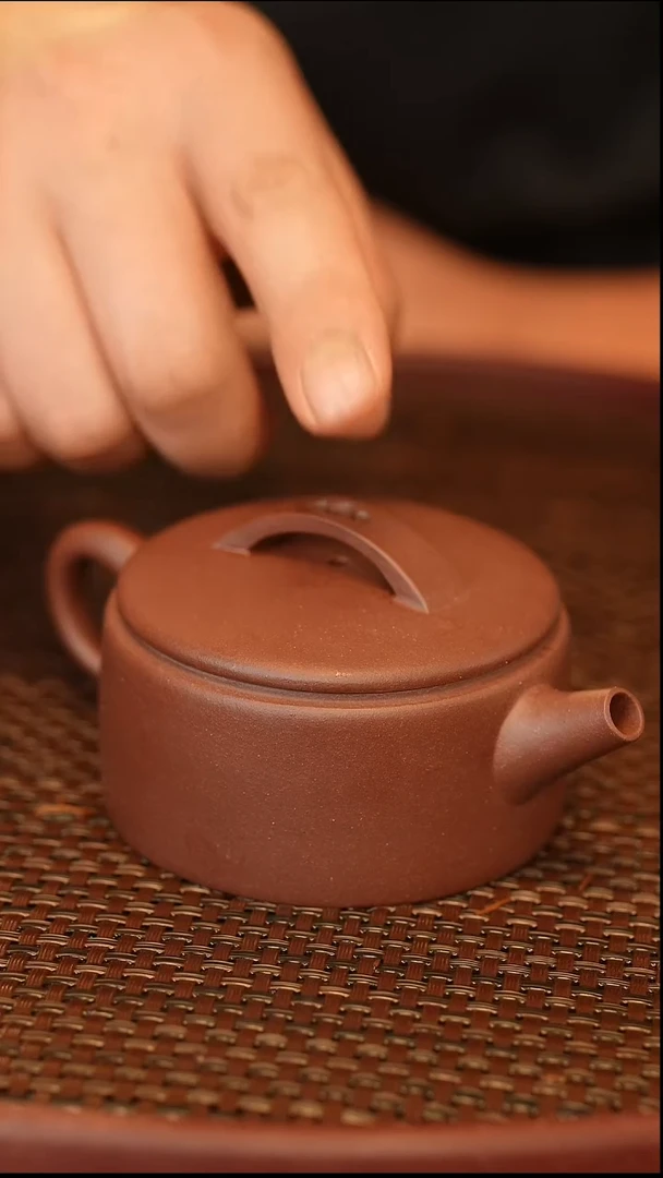 茶壶紫砂汉瓦 紫泥 150cc