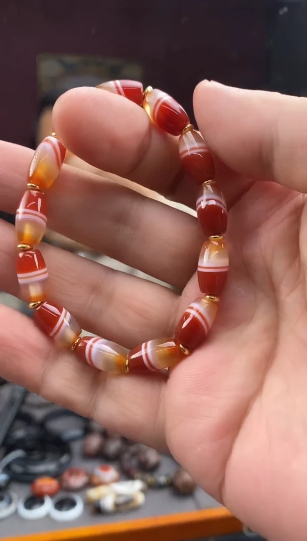 未镶嵌颈饰玛瑙/玉髓-7017 -144