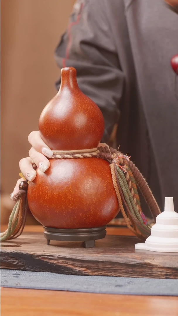 1127号链接精品大漆葫芦现货现发[一物一拍]