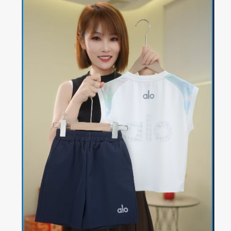 【冰丝速干两件套】夏季儿童薄款时尚中大童透气凉爽运动无袖套装AL