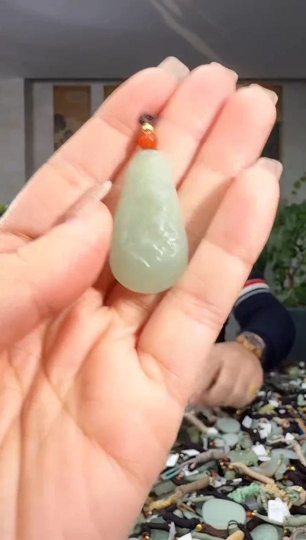 颈饰未镶嵌和田玉拍一发一多样性发货