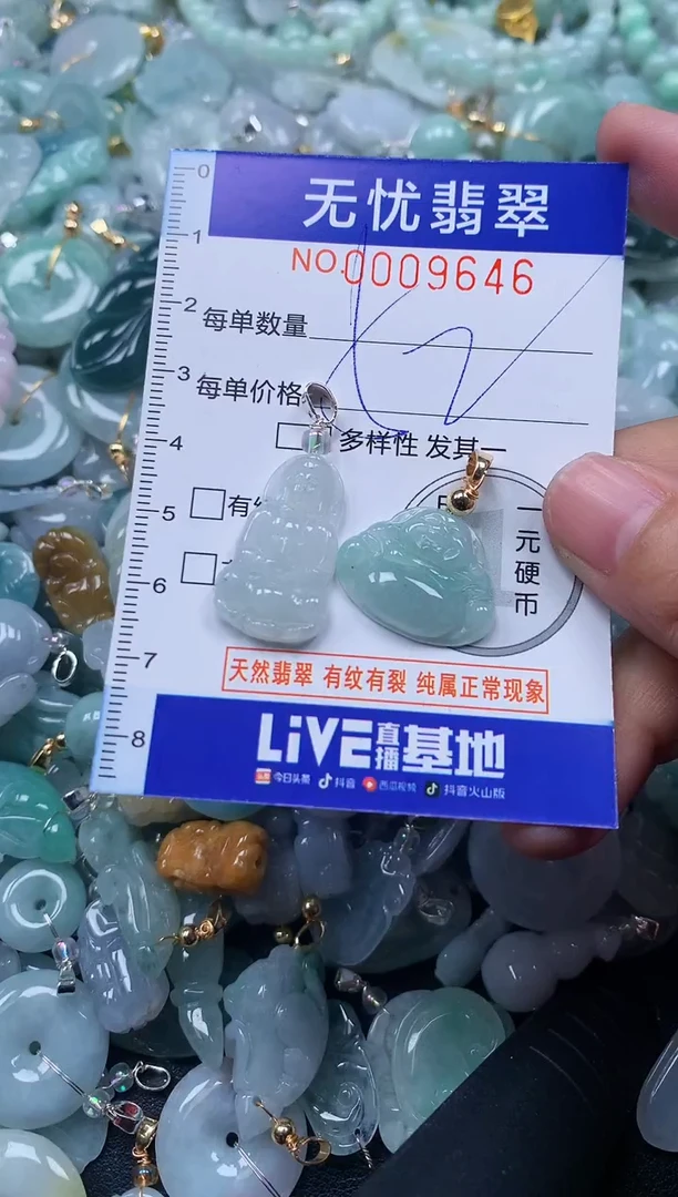 颈饰未镶嵌翡翠9646